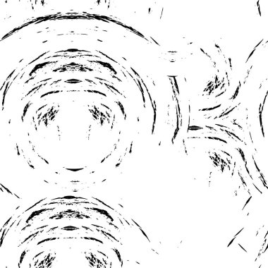 soyut desenli afiş kapağı, dağınık siyah beyaz lekeler arka plan