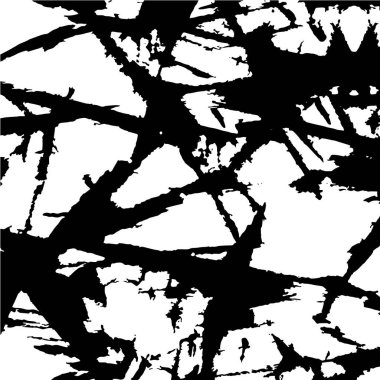 Soyut ve dağınık siyah beyaz lekeler