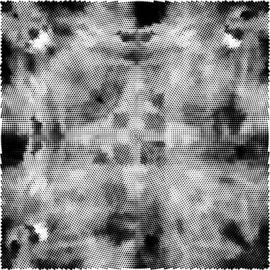 Lekelerle yapılmış dağınık siyah beyaz desen, kopyalama alanı için arkaplan 