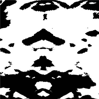 Grunge siyah beyaz desen. Monokrom parçacıkları soyut doku. Çatlakların, sürtünmelerin, çiplerin, lekelerin, mürekkep lekelerinin, çizgilerin geçmişi. Koyu tasarım arka plan yüzeyi.