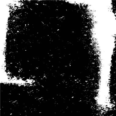 Grunge siyah beyaz desen. Monokrom parçacıkları soyut doku. Çatlakların, sürtünmelerin, çiplerin, lekelerin, mürekkep lekelerinin, çizgilerin geçmişi. Koyu tasarım arka plan yüzeyi.