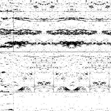 Grunge siyah beyaz desen. Monokrom parçacıkları soyut doku. Çatlakların, sürtünmelerin, çiplerin, lekelerin, mürekkep lekelerinin, çizgilerin geçmişi. Koyu tasarım arka plan yüzeyi.
