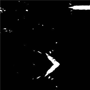 Grunge siyah beyaz desen. Monokrom parçacıkları soyut doku. Çatlakların, sürtünmelerin, çiplerin, lekelerin, mürekkep lekelerinin, çizgilerin geçmişi. Koyu tasarım arka plan yüzeyi.