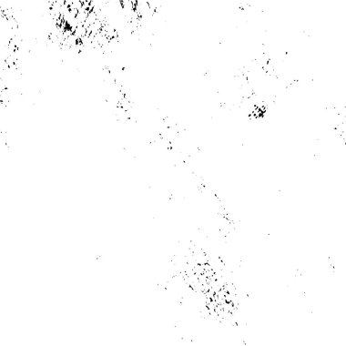 Grunge siyah beyaz desen. Monokrom parçacıkları soyut doku. Çatlakların, sürtünmelerin, çiplerin, lekelerin, mürekkep lekelerinin, çizgilerin geçmişi. Koyu tasarım arka plan yüzeyi.