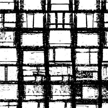 Grunge siyah beyaz desen. Monokrom parçacıkları soyut doku. Çatlakların, sürtünmelerin, çiplerin, lekelerin, mürekkep lekelerinin, çizgilerin geçmişi. Koyu tasarım arka plan yüzeyi.