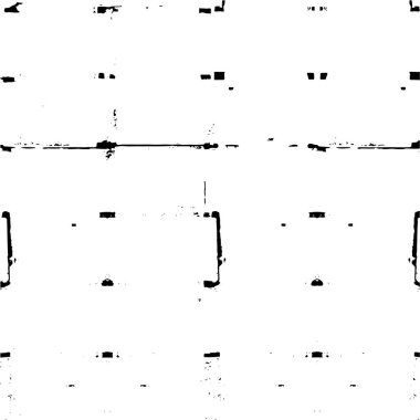 Grunge siyah beyaz desen. Monokrom parçacıkları soyut doku. Çatlakların, sürtünmelerin, çiplerin, lekelerin, mürekkep lekelerinin, çizgilerin geçmişi. Koyu tasarım arka plan yüzeyi.