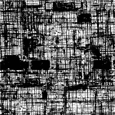 Grunge siyah beyaz desen. Monokrom parçacıkları soyut doku. Çatlakların, sürtünmelerin, çiplerin, lekelerin, mürekkep lekelerinin, çizgilerin geçmişi. Koyu tasarım arka plan yüzeyi.