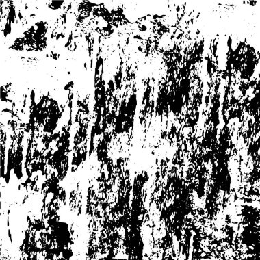 Grunge siyah beyaz desen. Monokrom parçacıkları soyut doku. Çatlakların, sürtünmelerin, çiplerin, lekelerin, mürekkep lekelerinin, çizgilerin geçmişi. Koyu tasarım arka plan yüzeyi.