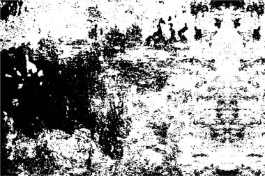 Grunge siyah beyaz desen. Monokrom parçacıkları soyut doku. Çatlakların, sürtünmelerin, çiplerin, lekelerin, mürekkep lekelerinin, çizgilerin geçmişi. Koyu tasarım arka plan yüzeyi.