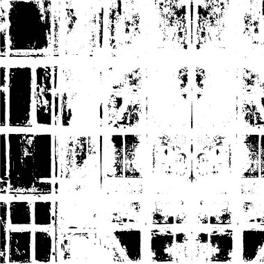 Grunge siyah beyaz desen. Monokrom parçacıkları soyut doku. Çatlakların, sürtünmelerin, çiplerin, lekelerin, mürekkep lekelerinin, çizgilerin geçmişi. Koyu tasarım arka plan yüzeyi.