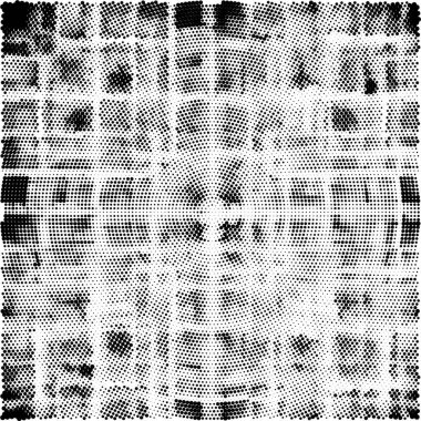 Grunge siyah beyaz desen. Monokrom parçacıkları soyut doku. Çatlakların, sürtünmelerin, çiplerin, lekelerin, mürekkep lekelerinin, çizgilerin geçmişi. Koyu tasarım arka plan yüzeyi.