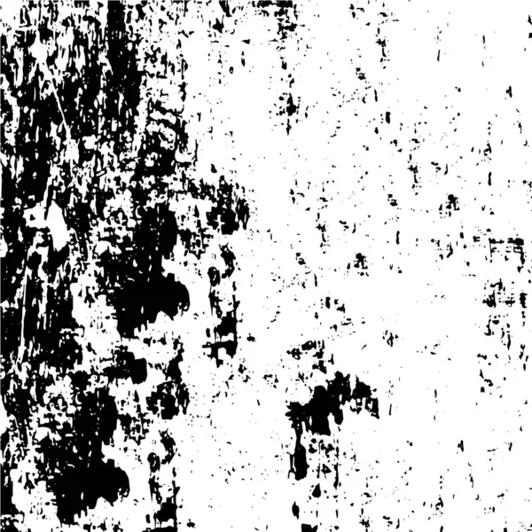 Чорно Білі Грубі Шпалери Гранжевою Текстурою — стоковий вектор