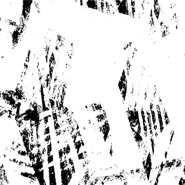 Черно Белый Узор Грязной Текстурой — стоковый вектор