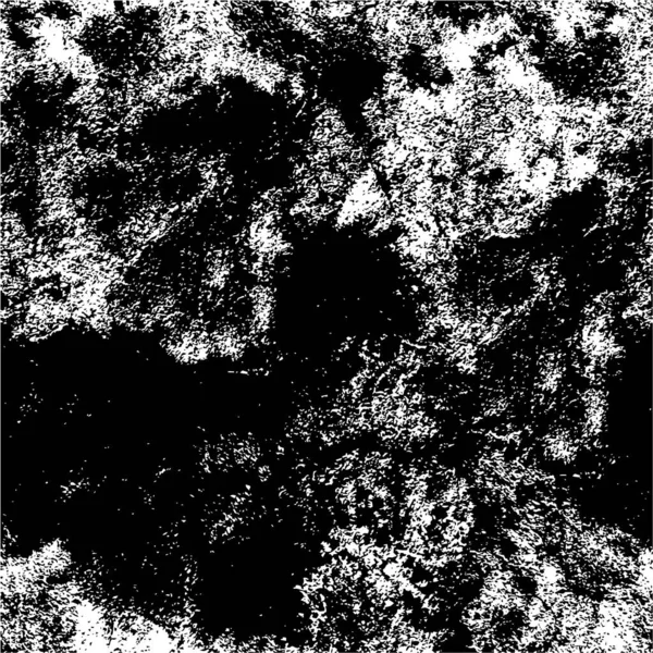 Modèle Rugueux Noir Blanc Avec Texture Salissante — Image vectorielle