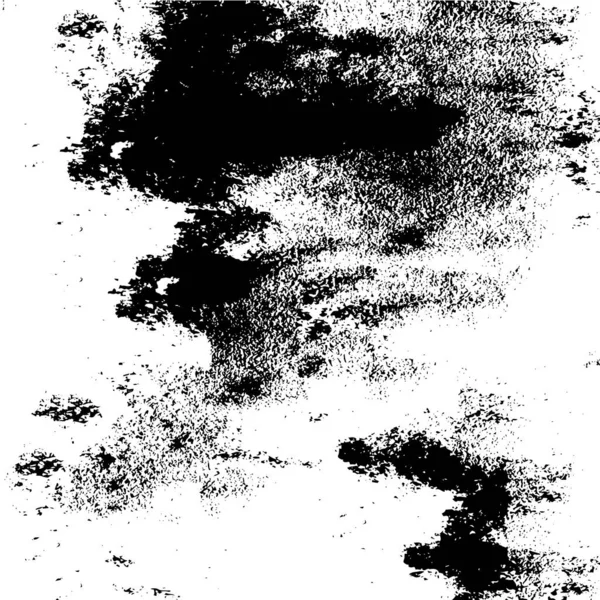 Schwarz Weißes Rohmuster Mit Chaotischer Textur — Stockvektor