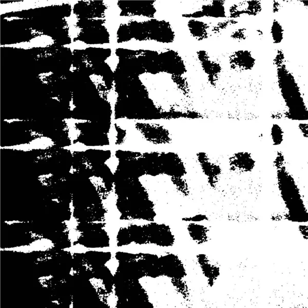Чорно Білий Грубий Візерунок Фарбами — стоковий вектор