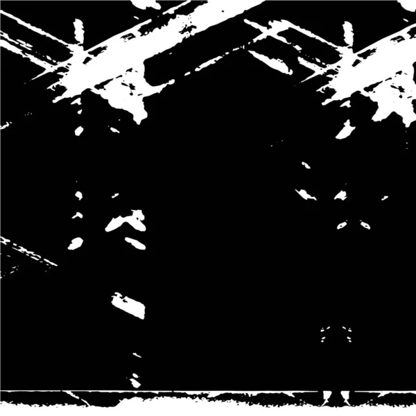 Στρώμα Επικάλυψης Grunge Αφηρημένο Ασπρόμαυρο Διανυσματικό Υπόβαθρο Μονόχρωμη Vintage Επιφάνεια — Διανυσματικό Αρχείο