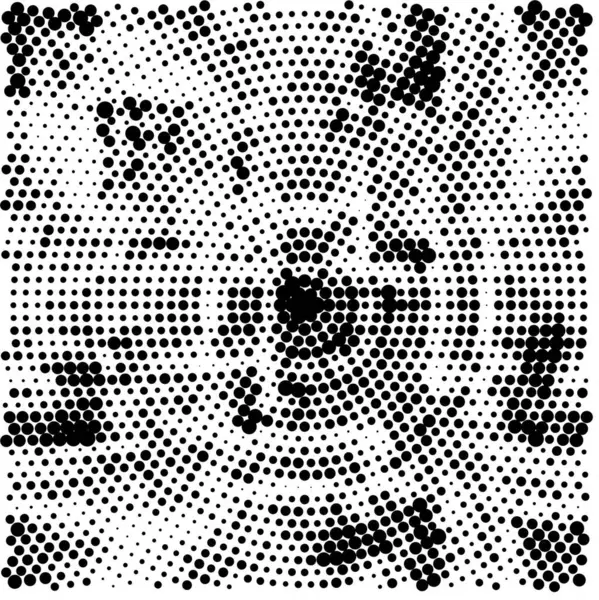 Grunge üst üste biniyor. Soyut siyah-beyaz vektör arkaplanı. Çatlak, leke ve noktalarda kirli desenli tek renkli klasik yüzey. Karanlık korku tarzında eski bir duvar.