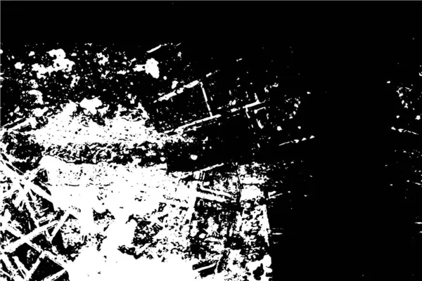 Черно Белый Грубый Рисунок Пятнами — стоковый вектор