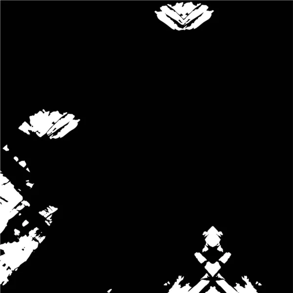 Modèle Noir Blanc Salissant Fait Avec Des Taches — Image vectorielle