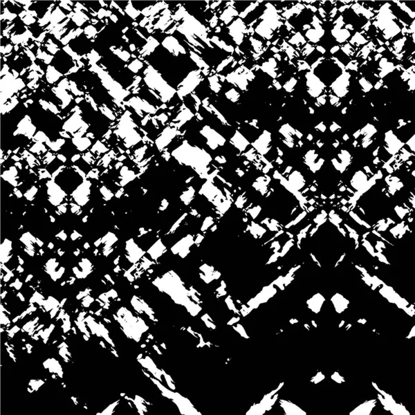 Eenvoudig Getextureerd Zwart Wit Patroon Gemaakt Met Vlekken — Stockvector