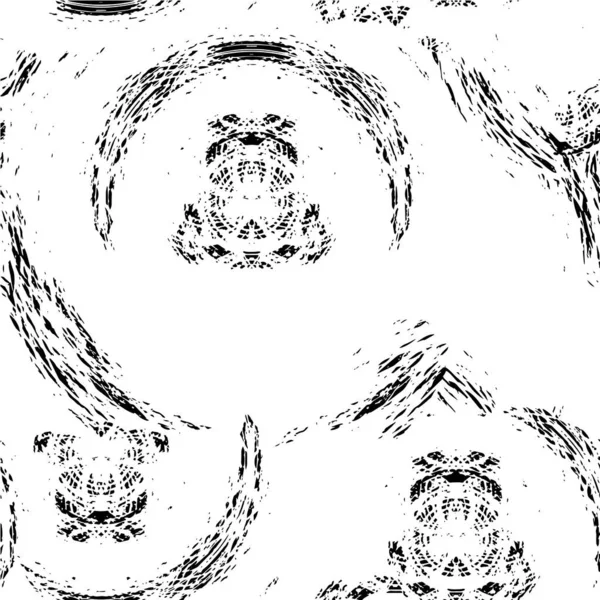 Diseño Artístico Monocromo Patrón Grunge Para Póster — Archivo Imágenes Vectoriales