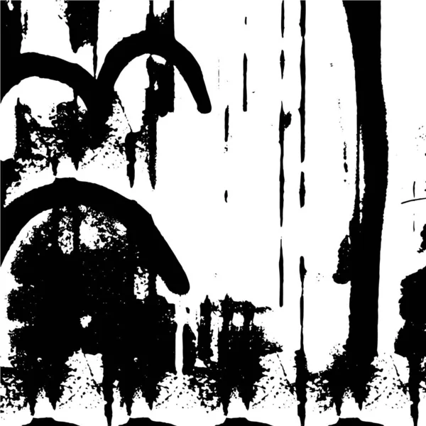 Abstrakter Monochromer Hintergrund Mit Muster Grunge Poster Design — Stockvektor