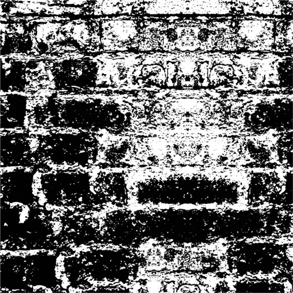 Patrón Gráfico Monocromático Abstracto Diseño Póster Grunge — Archivo Imágenes Vectoriales