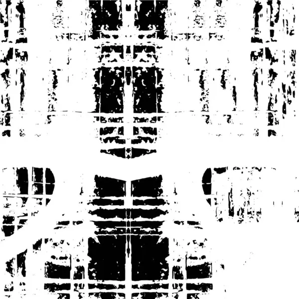 Monochrome Noisy Pattern Grunge Poster Design — Stock Vector
