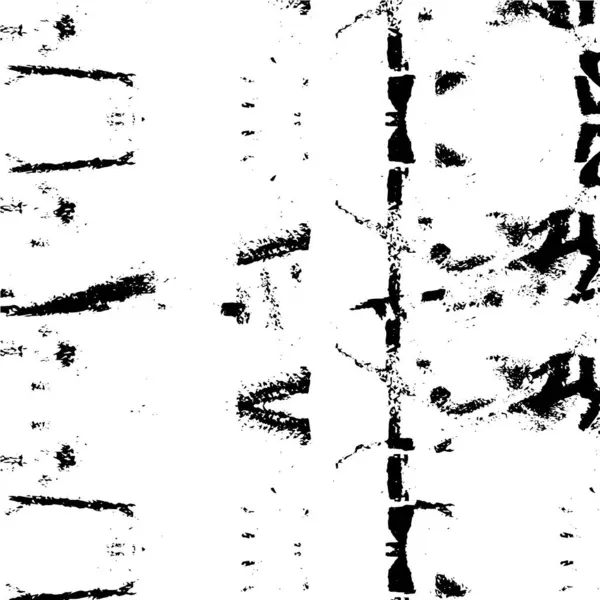 Черно Белый Графический Дизайн Грязным Узором — стоковый вектор