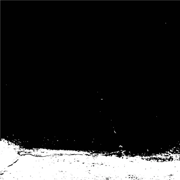 Diseño Póster Blanco Negro Con Textura Shabby — Archivo Imágenes Vectoriales