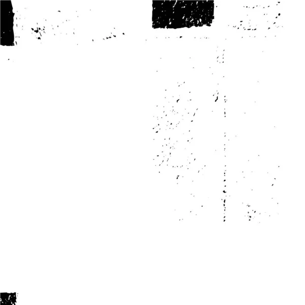 Diseño Póster Blanco Negro Con Textura Shabby — Archivo Imágenes Vectoriales