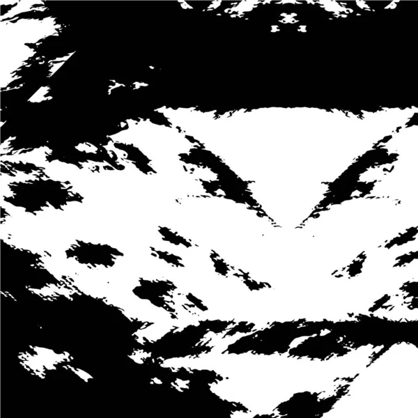 Modèle Abstrait Pour Espace Copie Taches Rugueuses Noires Blanches — Image vectorielle