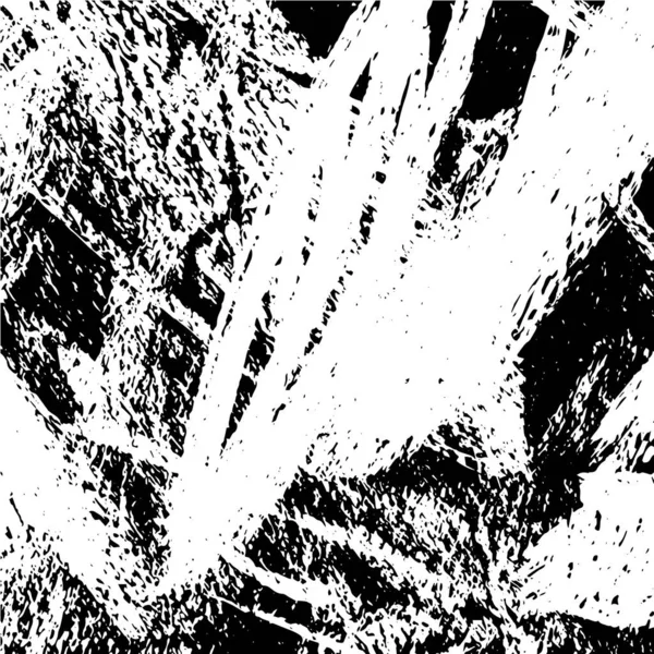 Abstrait Taches Rugueuses Noires Blanches Modèle Pour Espace Copie — Image vectorielle