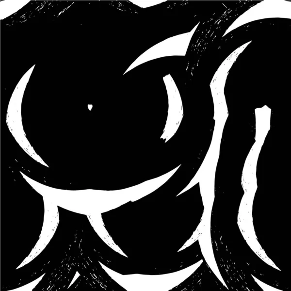 Грубий Плакат Чорно Білими Плямами Обкладинка Мистецтвом Бруду — стоковий вектор