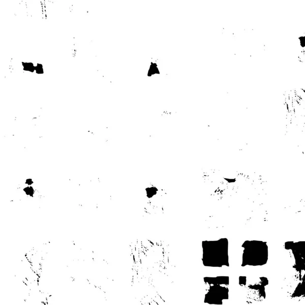 Siyah Beyaz Lekelerle Yapılmış Kaba Bir Poster Dağınık Sanatla Kaplı — Stok Vektör