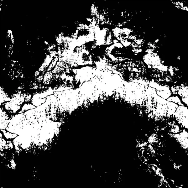 Verschmutzter Einband Mit Chaotischen Schwarz Weißen Flecken Abstrakter Hintergrund — Stockvektor