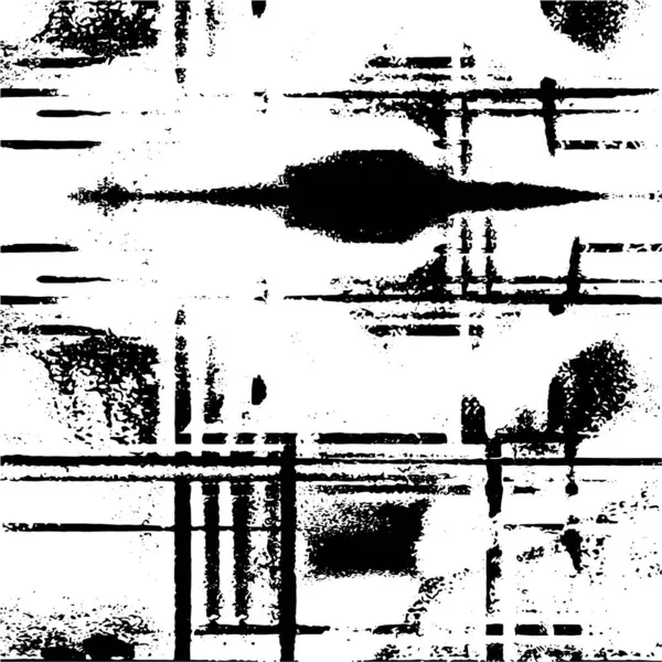 Verschmutzter Einband Mit Chaotischen Schwarz Weißen Flecken Abstrakter Hintergrund — Stockvektor