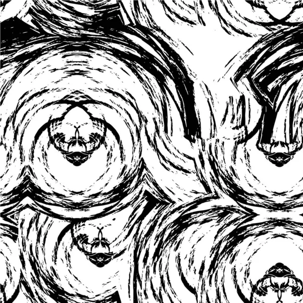 Покрытие Грязными Черно Белыми Пятнами Абстрактный Фон — стоковый вектор