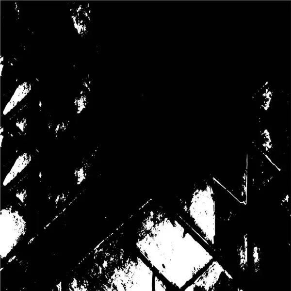 Abstract Rommelig Zwart Wit Vlekken Achtergrond — Stockvector