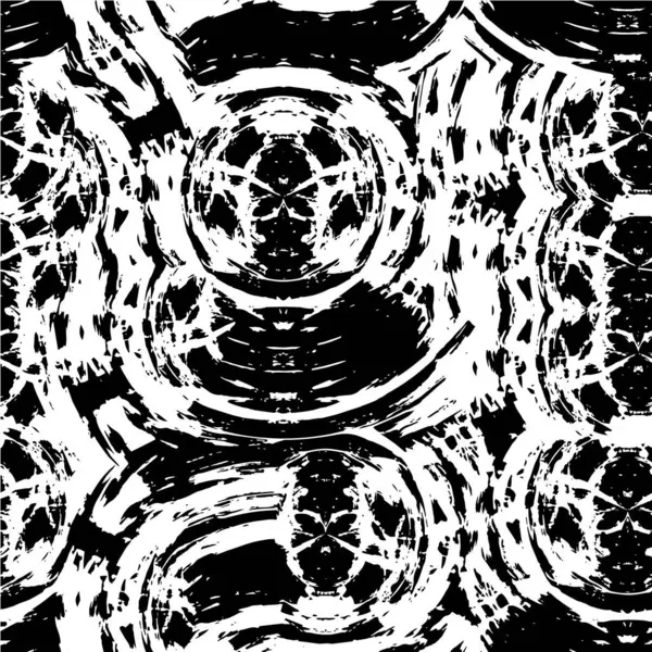 Hintergrund Für Kopierraum Chaotisches Schwarz Weiß Muster Mit Flecken — Stockvektor