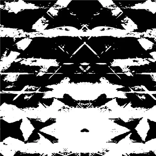 Patrón Abstracto Fondo Grunge Pintado Blanco Negro Con Textura — Vector de stock