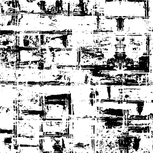 Abstract Black White Painted Grunge Backdrop Pattern Texture — Stock Vector
