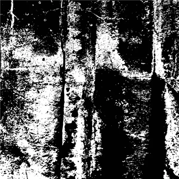 Abstrakti Mustavalkoinen Maalattu Grunge Tausta Kuvio Rakenne — vektorikuva