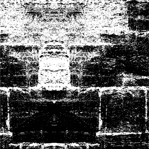 Abstrait Noir Blanc Peint Motif Fond Grunge Avec Texture — Image vectorielle