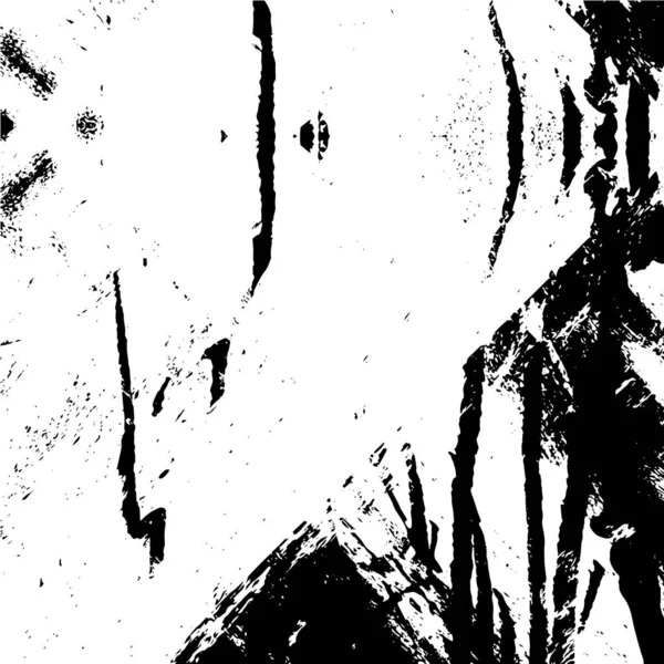 Czarno Biały Wzór Grunge Cząstki Monochromatyczne Abstrakcyjna Faktura Tło Pęknięć — Wektor stockowy