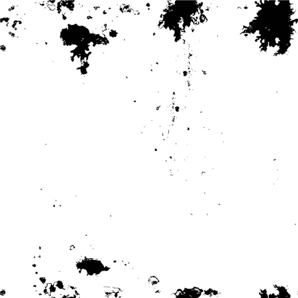 Grunge Padrão Preto Branco Partículas Monocromáticas Textura Abstrata Fundo Rachaduras — Vetor de Stock