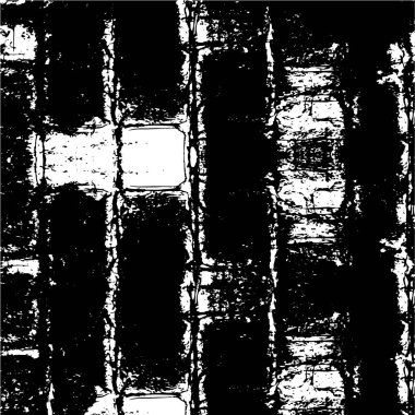 Kopyalama alanı için soyut şablon. Pis siyah beyaz lekeler ve lekeler 