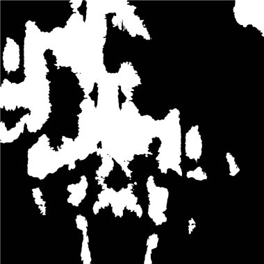 Pis siyah beyaz lekeler ve lekeler. Kopyalama alanı için soyut şablon 