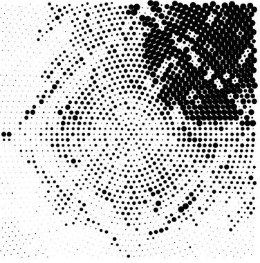 Siyah beyaz lekeler ve lekeler. Kopyalama alanı için soyut şablon 